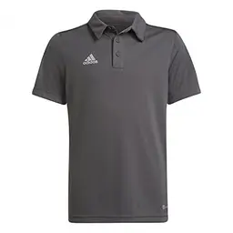 adidas Kinder Entrada 22 Polo Shirt, Team Grey, 5-6 Jahre