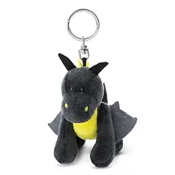 NICI Schlüsselanhänger Drache Dragor 9cm schwarz-gelb