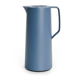 Emsa Motiva Isolierkanne 1L | 12h heiß, 24h kalt | Nordisches Design | Nord Blau