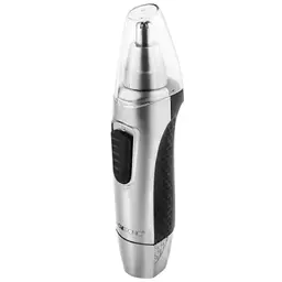 Clatronic® Nasenhaartrimmer Herren - für Nase und Ohren - mit Licht - Soft-Touch-Gehäuse - Edelstahl-Scherkopf