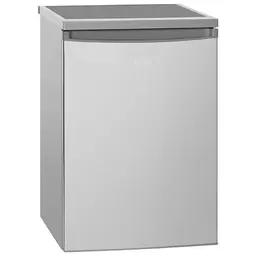 Bomann Kühlschrank ohne Gefrierfach, 133L, Tischkühlschrank, H: 84.5cm, B: 56cm, T: 57.5cm, leise, VS 2185.1 inox