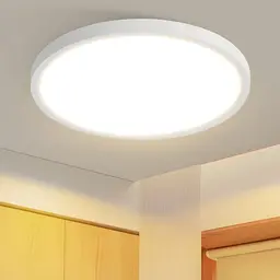 Laittiin LED Deckenlampe Flach 18CM - Warmweiß 3000K für Flur, Bad, Küche und Balkon