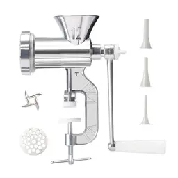 Manuelle Fleischmühle - Wurst Stuffer Kit für die Küchenmaschine zum Schleifen und Mahlzeitenzubereitung