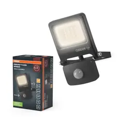 Osram ENDURA Flood Sensor Außenstrahler 10W 3000K Grau IP65