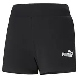 PUMA Damen Ess 4` Sweat Shorts, Schwarz, XS