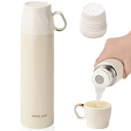 BAIFULAI 500ml Thermosflasche - Auslaufsicher Edelstahl-Wasserflasche für Kinder und Büro