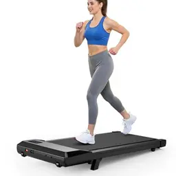 Superun Walking Pad bis 159 kg, leises Laufband für Zuhause mit App, Trainingsmodus und virtuellen Strecken
