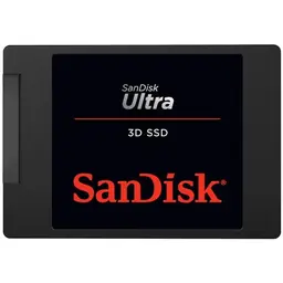 SanDisk Ultra 3D 4 TB SSD interne Festplatte 2,5 Zoll - Stoßbeständig, 560 MB/s, Schwarz