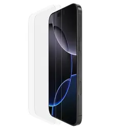 Belkin ScreenForce Tempered Glass Schutzfolie für iPhone 16 Pro Max, 2er-Pack, kratzfest und kristallklar