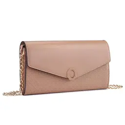BAIGIO Kleine Umhängetasche Damen Hellrosa Crossbody Bag mit Kartenfach