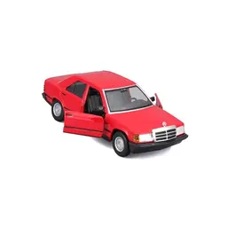 Bburago Mercedes 190E (1987) Modellauto 1:24 in Blau mit beweglichen Türen