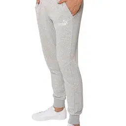 PUMA Jogginghose Herren, Sporthose Grau, Größe M