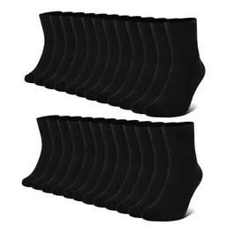 FALARY Herren Sportsocken 39-42 Schwarz, 12 Paar, atmungsaktiv, für Sport und Business, Winter