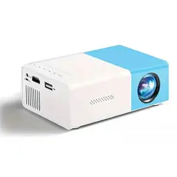 Kleiner Beamer 1080P Mini Projektor für Schlafzimmer – Tragbarer LED Heimkino Beamer, kompatibel mit Smartphone und Laptop