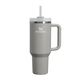 Stanley 1913 Quencher H2.0 Trinkflasche 1.2L - 11 Stunden kühl, 48 Stunden eisgekühlt - BPA-frei - Edelstahl - Ash