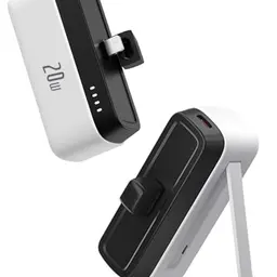 Gladgogo 5000mAh Mini Powerbank 20W PD für iPhone und AirPods - Weiß