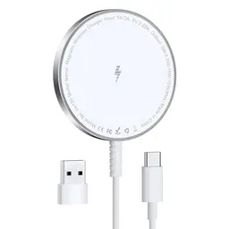 Mag-Safe Ladegerät für iPhone - Magnetisches Wireless Charging Pad für iPhone 12-16 und AirPods Pro (Ohne Netzteil)