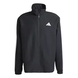 adidas 3 Stripes Woven Tracksuit für Herren, Schwarz, Größe M