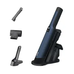 Shark WandVac 2.0 kabelloser Mini-Handstaubsauger, leicht und leistungsstark, mit Ladestation, Blau