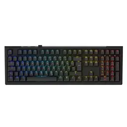 Ducky One X Wireless Gaming Tastatur Schwarz – Full-Size, RGB, ISO Deutsch