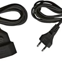 Brennenstuhl Verlängerungskabel für Innenbereich, 5m, Euro-Stecker, schwarz (2er Pack)