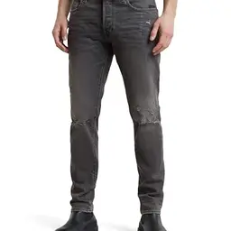 G-STAR Herren 3301 Slim Jeans, Grau - Worn in Vulcano Crater, 31W/32L