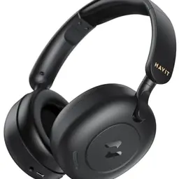 Havit Bluetooth Kopfhörer mit Geräuschunterdrückung & 76 Stunden Spielzeit, Faltbare Over-Ear Kopfhörer