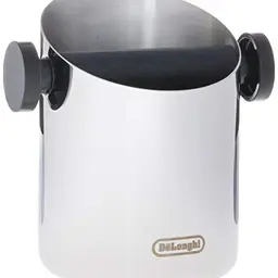 De'Longhi DLSC059 Klopfbehälter für Espresso, Edelstahl Abklopfbehälter für Zuhause
