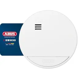 ABUS Rauchmelder RWM90 - 5 Jahre Batterie - DIN EN14604 - für Wohnräume - 85 dB Alarmlautstärke - Weiß