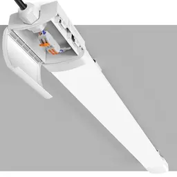 ANTENLICHT LED Feuchtraumleuchte 60CM 18W, Wasserfeste Wannenleuchte für Büro, Keller und Garage, IP65, Weiß