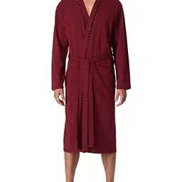 Schiesser Herren Bademantel 120 cm - Bio Baumwolle