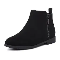Harvest Land Mädchen Chelsea Stiefel - Kinder Ankle Boots Schwarz für den Winter