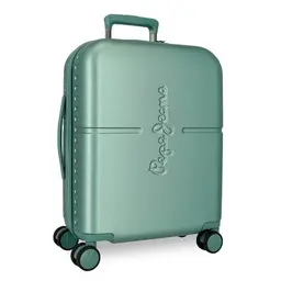 Pepe Jeans Highlight Kabinenkoffer, Blau, 40x55x20cm, 37l, leicht, 4 Doppelräder, TSA-Verschluss, Handgepäck