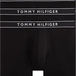 Tommy Hilfiger Herren 3er Pack Baumwoll-Boxershorts mit Stretch, Schwarz