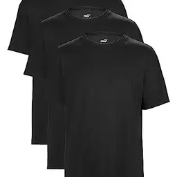 PUMA Herren T-Shirt Deluxe Edition 3er Pack Schwarz Gr. M