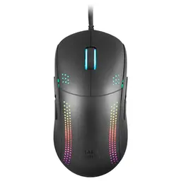 Mars Gaming MMPRO Schwarz - Ultra-Leichtgewicht Maus mit RGB Chroma für Beidhänder, 32K DPI