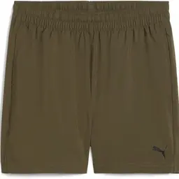 Puma Unisex 5" Woven Shorts in Loden Green