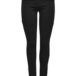 ONLY RAIN REG Skinny Jeans in Schwarz, Größe L/30