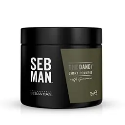 SEB MAN THE DANDY Pomade – Leichter Halt & Glanz-Finish – Styling Creme mit Bergamotte- und Pfeffer-Duft – 75 ml