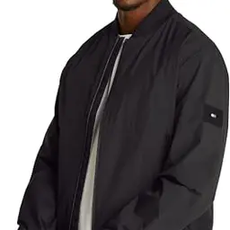 Tommy Hilfiger Herren Bomberjacke Schwarz, L