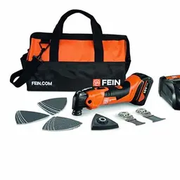 FEIN Multimaster AMM 500 Plus mit 18 Zubehören und 4Ah Akku in Nylon Tasche