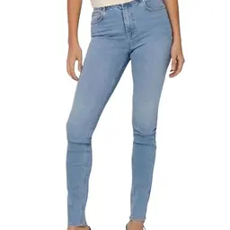 ONLY Damen Onldruna Skinny Jeans, Light Medium Blue, Größe 27W / 32L