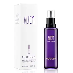 MUGLER Alien Damen Eau de Parfum, Blumig-Holziges Parfum, Nachfüllbar, mit warmem Amber-Duft