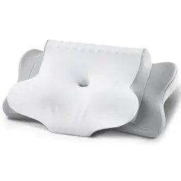 FAIORD Nackenkissen aus Memory Foam, Hellgrau
