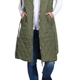 Hailys Damen Weste Khaki, Basics, Streetwear, M