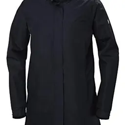 Helly Hansen Damen Aden Regenmantel, Marineblau, Größe M