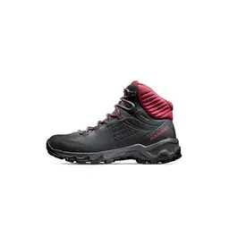 Mammut Nova IV Mid GTX Damen Wanderschuhe, wasserdicht, outdoor, Gore-Tex, Black-Blood Red, Größe 6.5