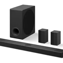 LG DS80TR 5.1.3 Dolby Atmos Soundbar mit kabellosem Subwoofer & Rücklautsprechern, Schwarz