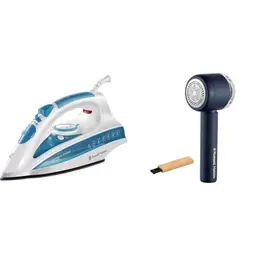 Russell Hobbs Wäschepflege-Set: Dampfbügeleisen und Fusselentferner