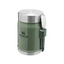 STANLEY Classic Legendary Thermobehälter 400 ml - Hält 7 Stunden - Edelstahl - BPA-frei - Hammertone Green